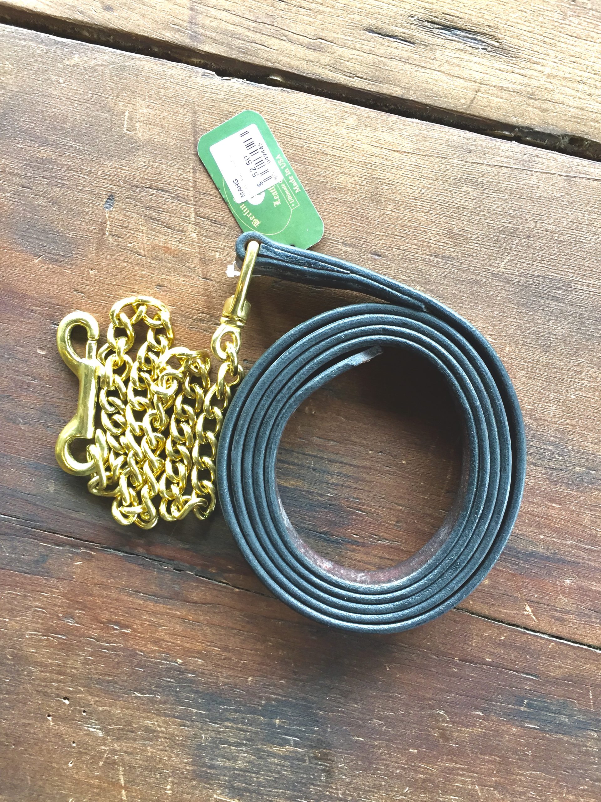 Berlin Leather Company Leather Lead Shank Sporthorse Saddlery