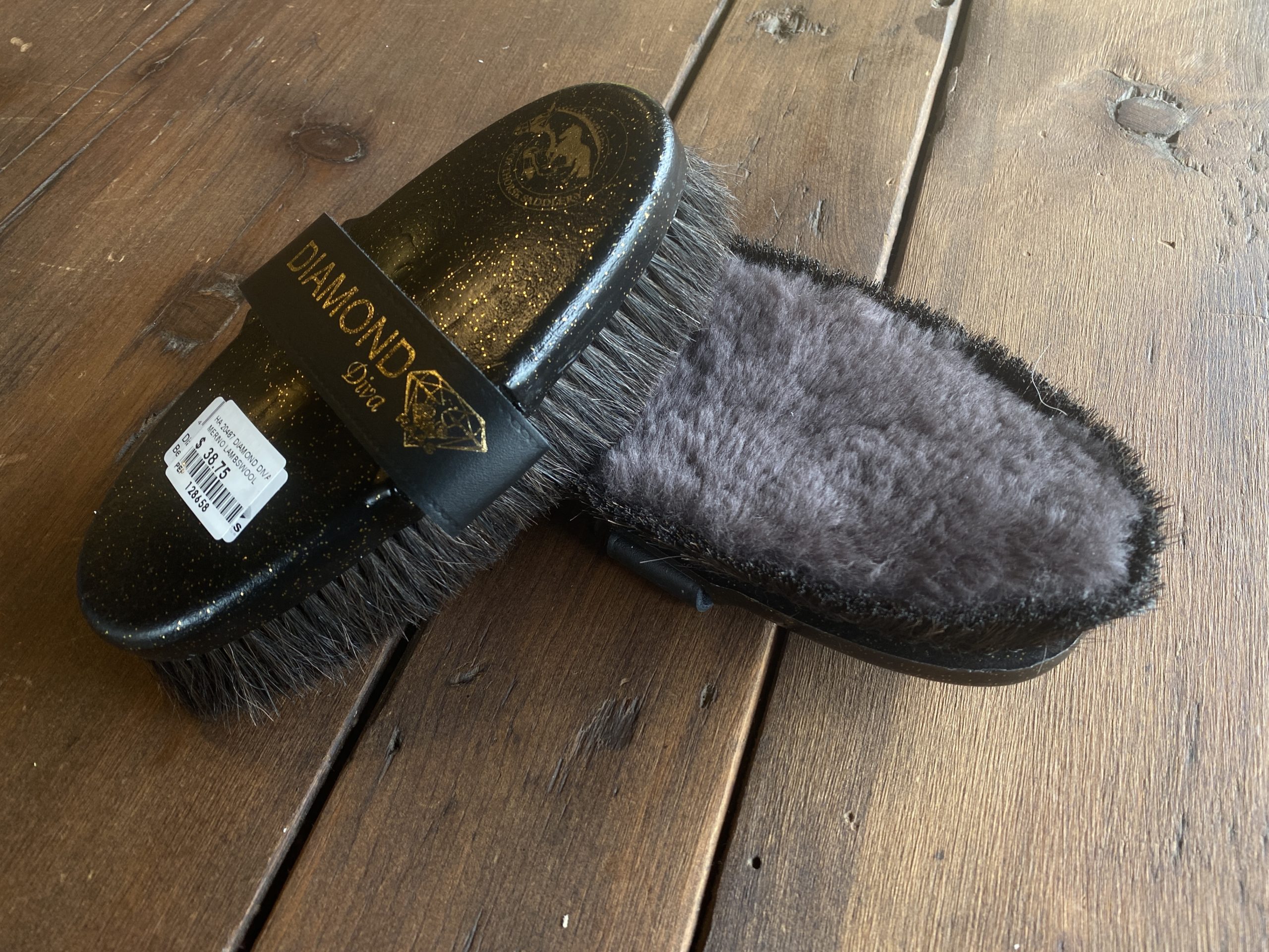 Haas Diamond Diva Lambs Wool Brush Sporthorse Saddlery